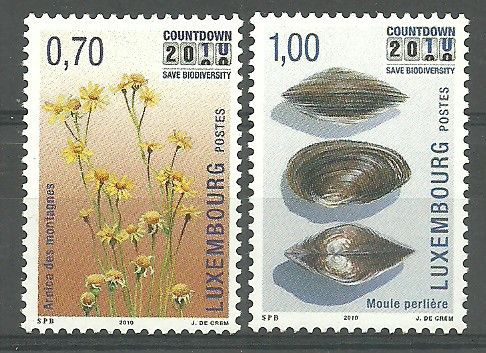 Znaczek Luksemburg 2010 Mi 1857-1858 Czyste **