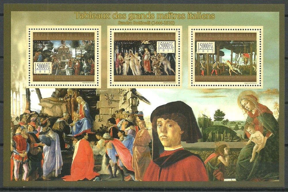 Znaczek Gwinea 2012 Mi ark 9657-9659 Czyste **