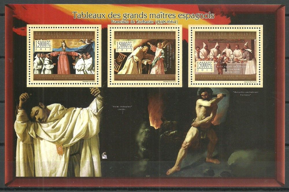 Znaczek Gwinea 2012 Mi ark 9668-9670 Czyste **