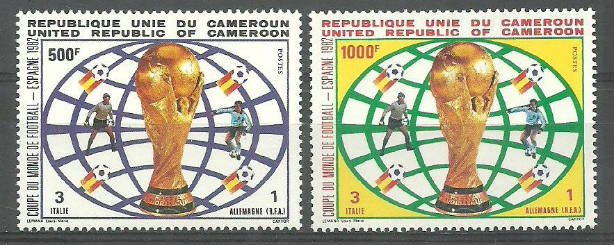 Znaczek Kamerun 1982 Mi 993-994 Czyste **