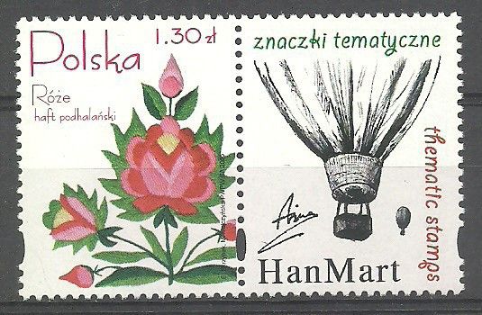 Znaczek Polska 2005 Mi per zf 4195 Fi 4045 Czyste **