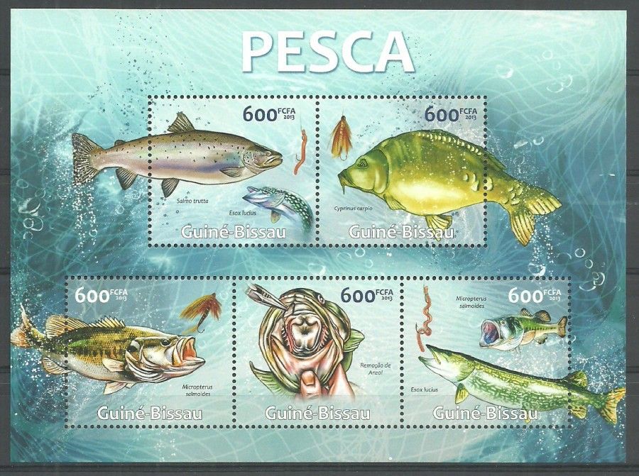 Znaczek Gwinea Bissau 2013 Mi ark 6578-6582 Czyste **