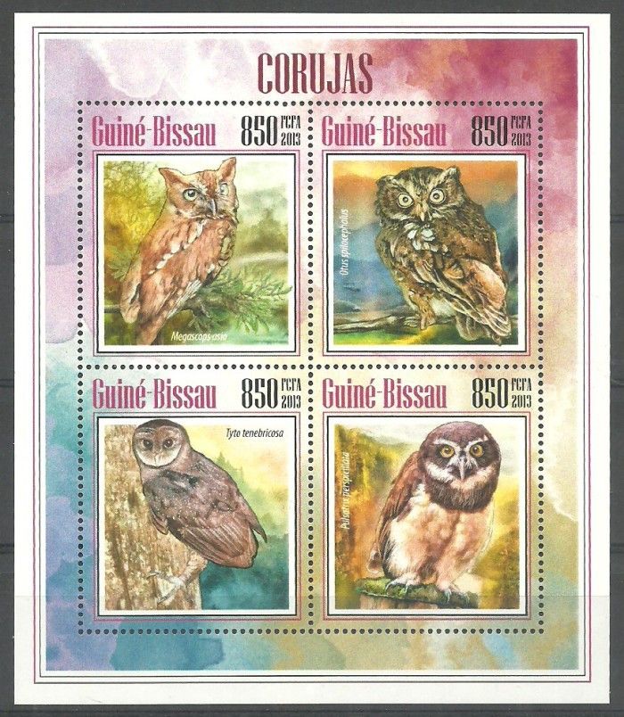Znaczek Gwinea Bissau 2013 Mi ark 6981-6984 Czyste **