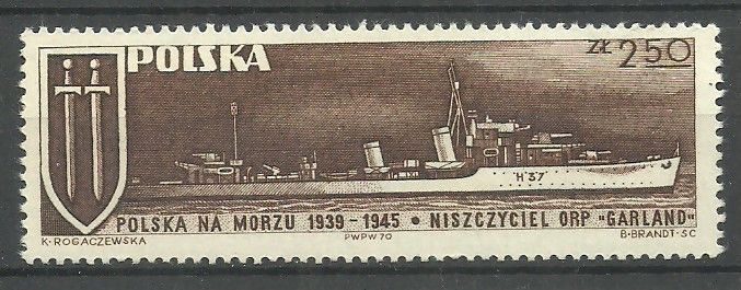 Znaczek Polska 1970 Mi 2031 Fi 1884 Czyste **