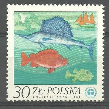 Znaczek Polska 1983 Mi 2853 Fi 2705 Czyste **