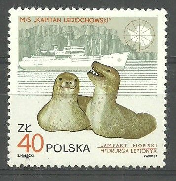Znaczek Polska 1987 Mi 3081 Fi 2933 Czyste **