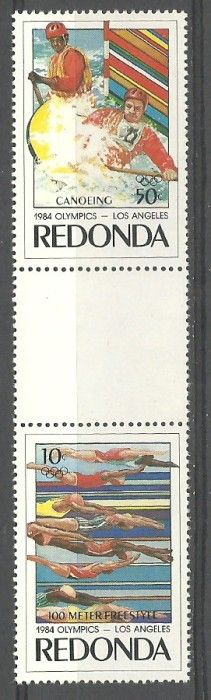 Znaczek Redonda 1984 Mi 158-159 Czyste **