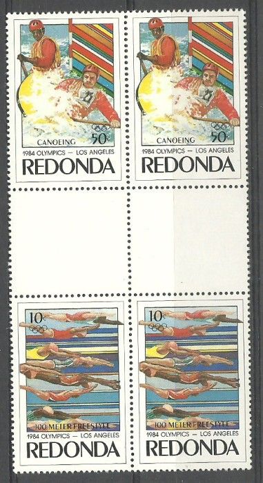 Znaczek Redonda 1984 Mi 158-159 Czyste **