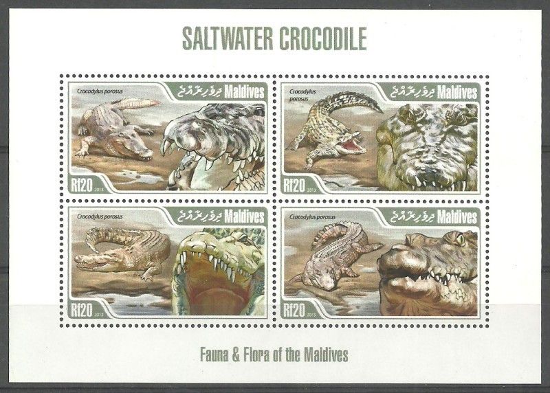Znaczek Malediwy 2013 Mi ark 4913-4916 Czyste **