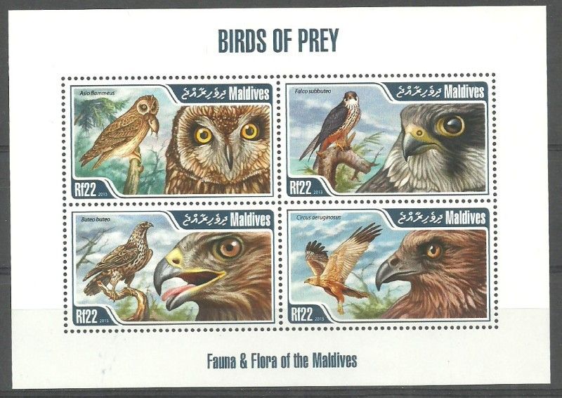 Znaczek Malediwy 2013 Mi ark 4928-4931 Czyste **