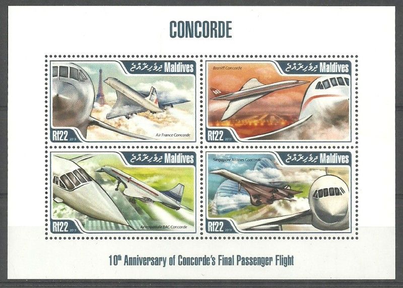 Znaczek Malediwy 2013 Mi ark 5013-5016 Czyste **