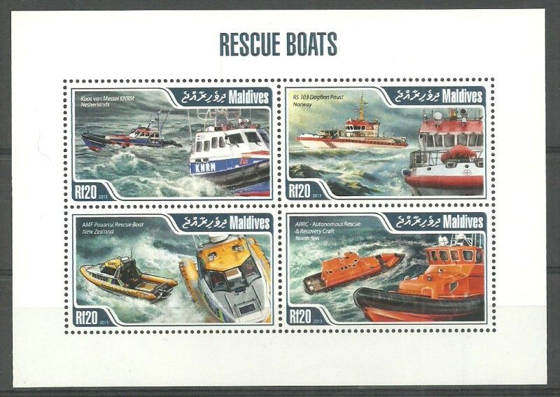 Znaczek Malediwy 2013 Mi ark 5028-5031 Czyste **
