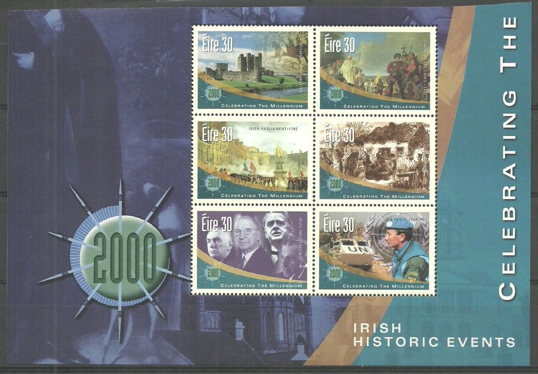Znaczek Irlandia 2000 Mi 1206-1211 Czyste **