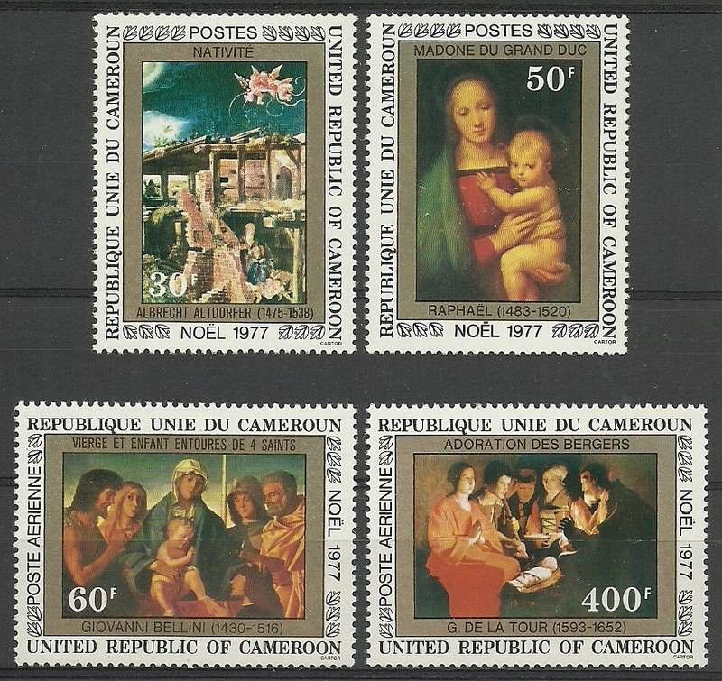 Znaczek Kamerun 1977 Mi 870-873 Czyste **