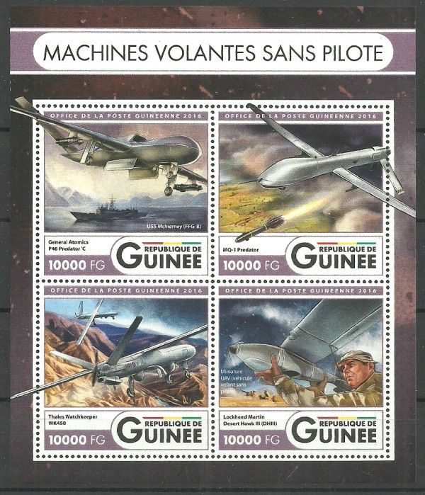Znaczek Gwinea 2016 Mi ark 11961-11964 Czyste **