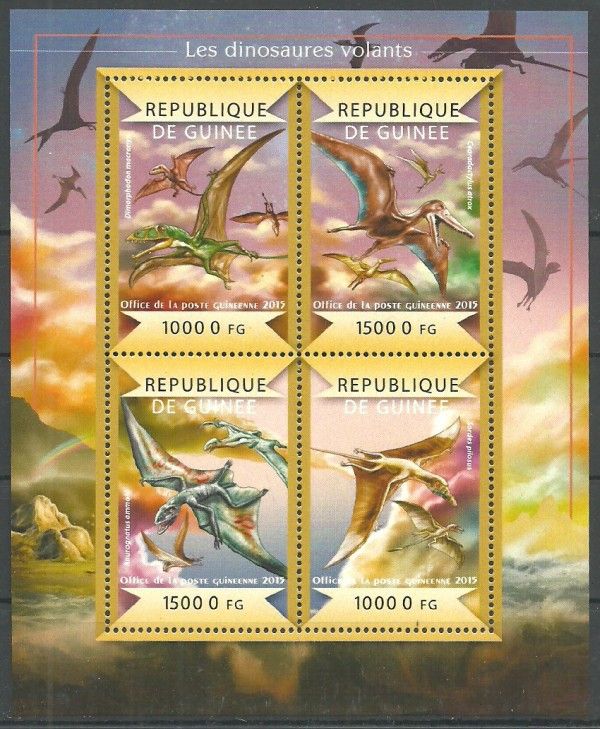 Znaczek Gwinea 2015 Mi ark 10922-10925 Czyste **