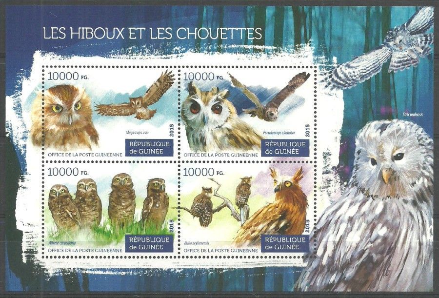 Znaczek Gwinea 2015 Mi ark 11183-11186 Czyste **