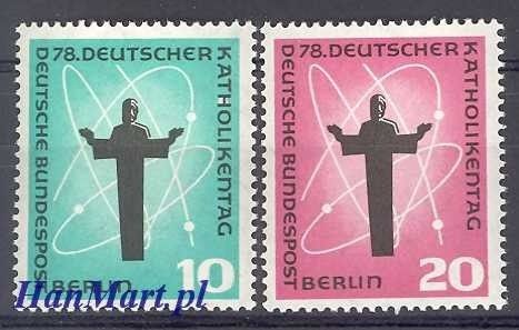 Znaczek Berlin Niemcy 1958 Mi 179-180 Czyste **