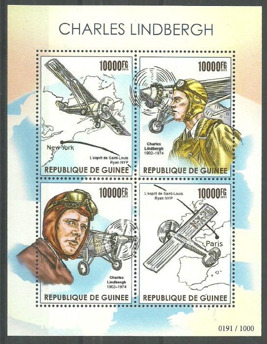 Znaczek Gwinea 2015 Mi ark 11338-11341 Czyste **