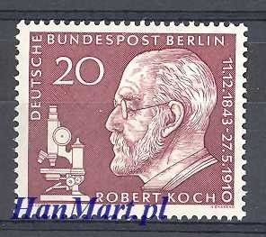 Znaczek Berlin Niemcy 1960 Mi 191 Czyste **