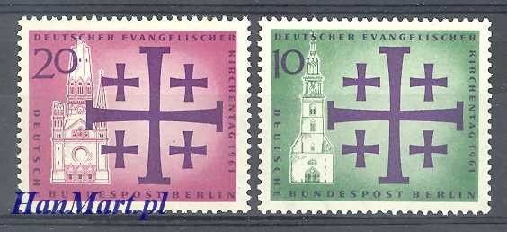 Znaczek Berlin Niemcy 1961 Mi 215-216 Czyste **