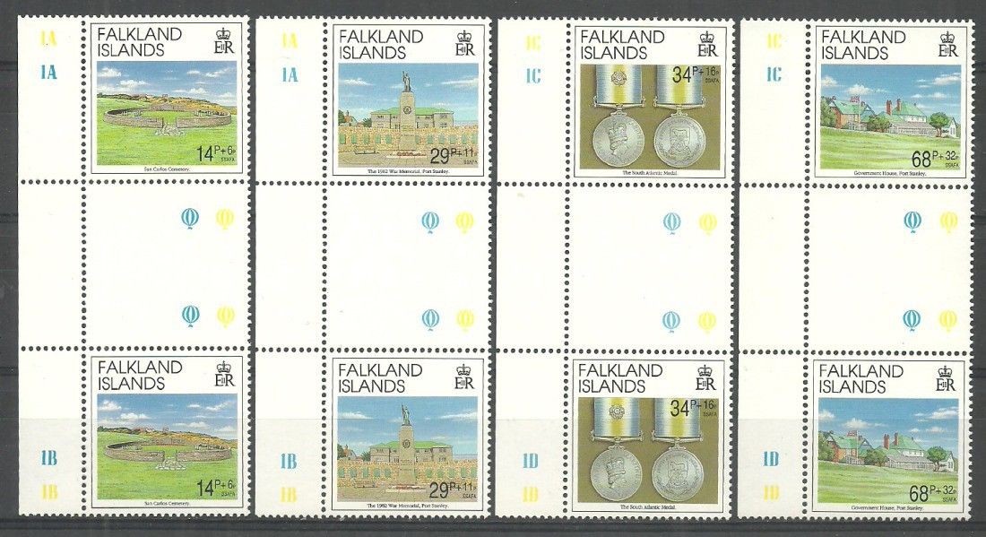 Znaczek Falklandy 1992 Mi 561-564 Czyste **
