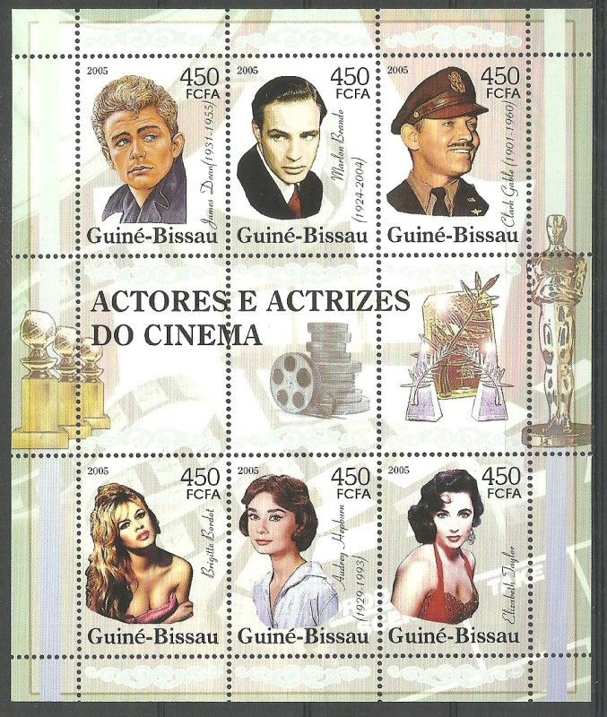 Znaczek Gwinea Bissau 2005 Mi ark 3128-3133 Czyste **