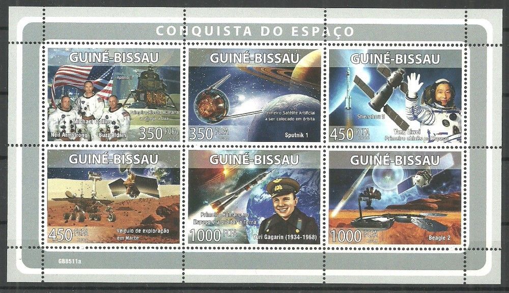 Znaczek Gwinea Bissau 2008 Mi ark 3993-3998 Czyste **