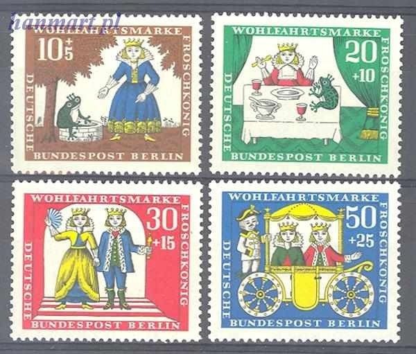 Znaczek Berlin Niemcy 1966 Mi 295-298 Czyste **