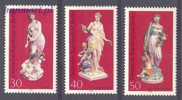Znaczek Berlin Niemcy 1974 Mi 478-480 Czyste **