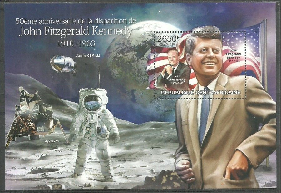 Znaczek Republika Środkowoafrykańska 2013 Mi bl 1019 Czyste **