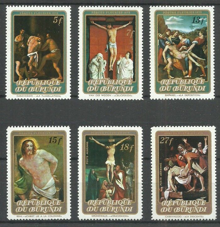 Znaczek Burundi 1973 Mi 920-925 Czyste **