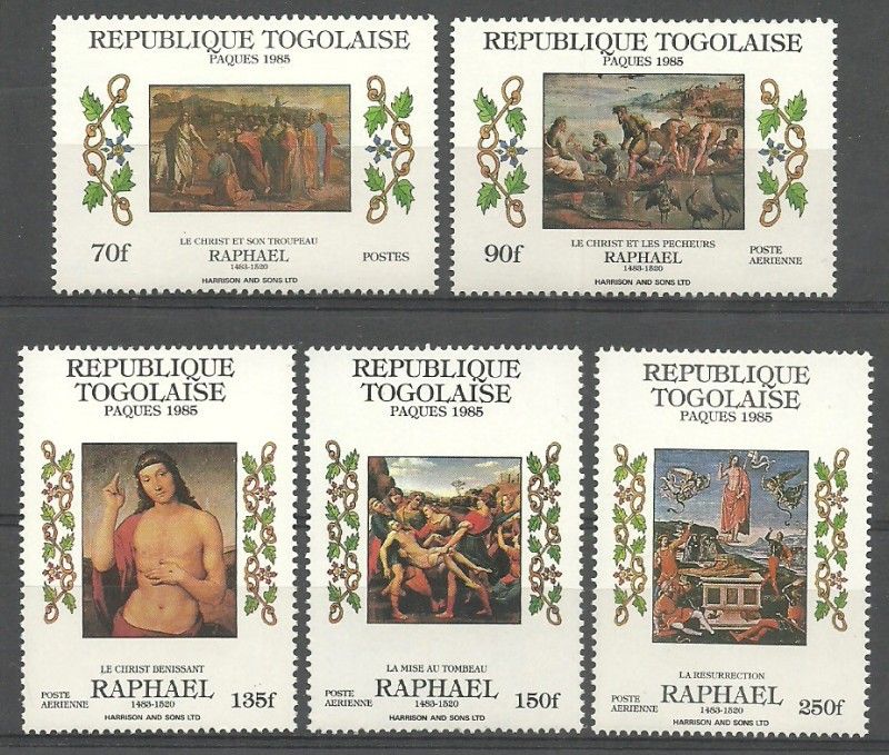 Znaczek Togo 1985 Mi 1850-1854 Czyste **