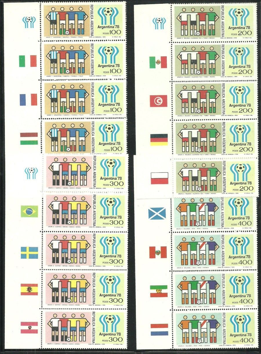 Znaczek Argentyna 1978 Mi 1340-1343 Czyste **