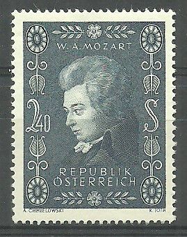 Znaczek Austria 1956 Mi 1024 Czyste **