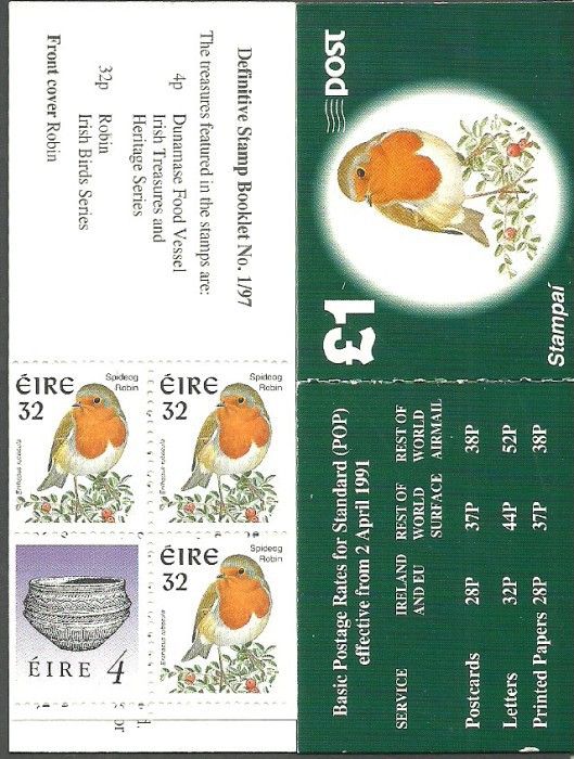 Znaczek Irlandia 1997 Mi mh 36 Czyste **