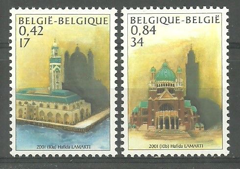 Znaczek Belgia 2001 Mi 3052-3053 Czyste **