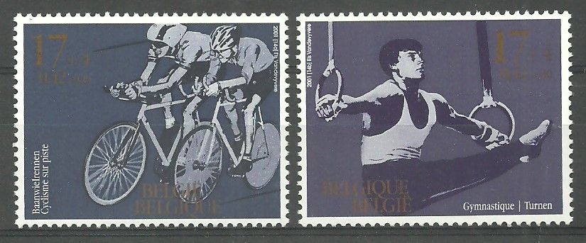 Znaczek Belgia 2001 Mi 3062-3063 Czyste **