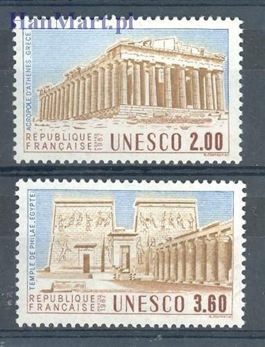 Znaczek Francja 1987 Mi une 39-40 Czyste **