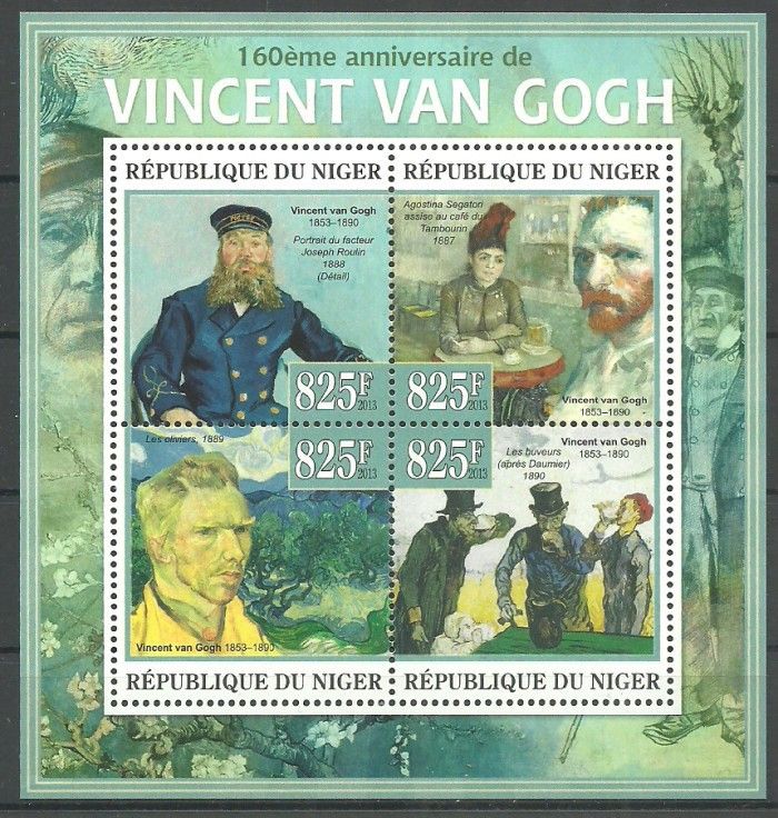 Znaczek Niger 2013 Mi ark 2242-2245 Czyste **