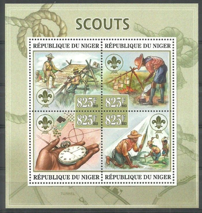 Znaczek Niger 2013 Mi ark 2247-2250 Czyste **