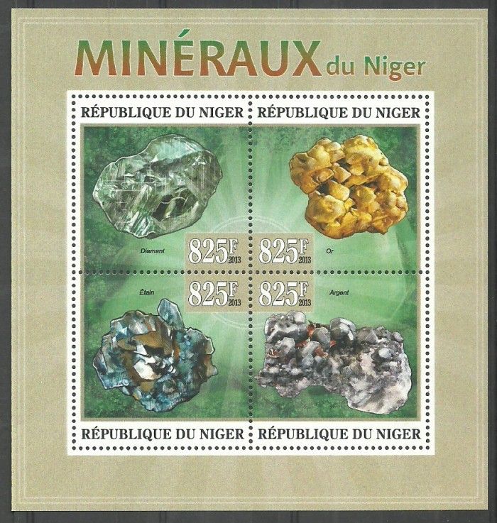 Znaczek Niger 2013 Mi ark 2257-2260 Czyste **