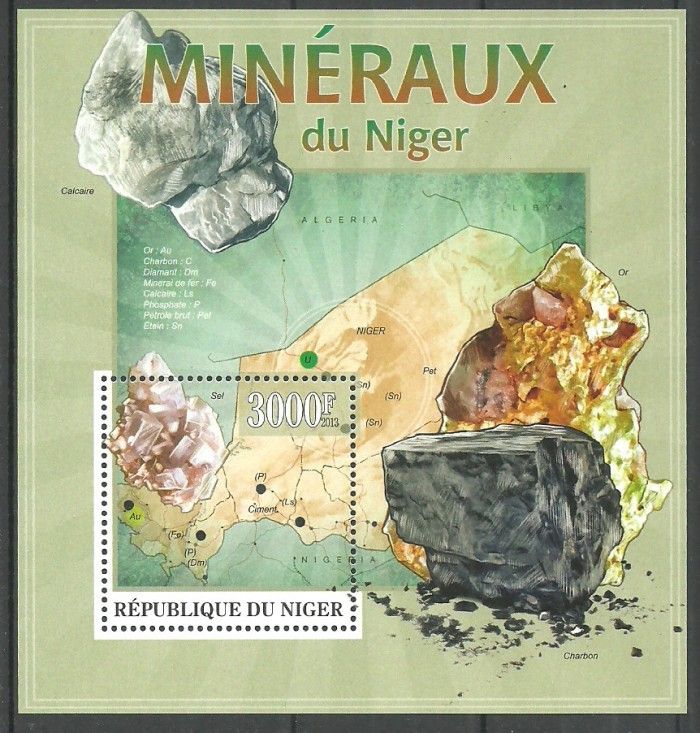 Znaczek Niger 2013 Mi bl 192 Czyste **
