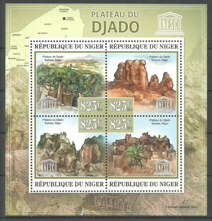 Znaczek Niger 2013 Mi ark 2262-2265 Czyste **