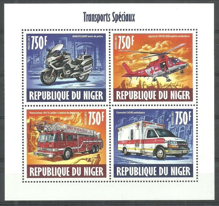 Znaczek Niger 2013 Mi ark 2446-2449 Czyste **