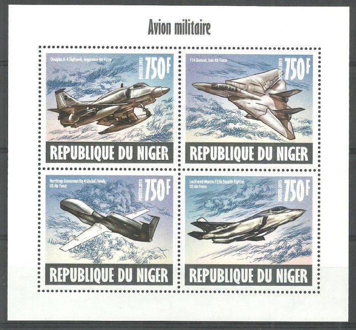 Znaczek Niger 2013 Mi ark 2451-2454 Czyste **