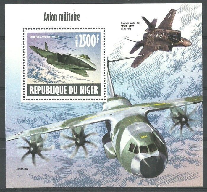Znaczek Niger 2013 Mi bl 232 Czyste **