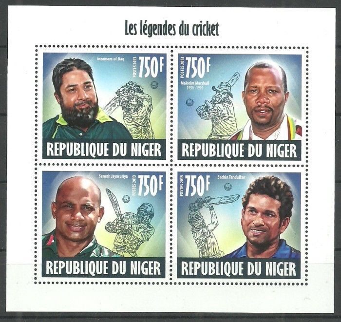Znaczek Niger 2013 Mi ark 2506-2509 Czyste **