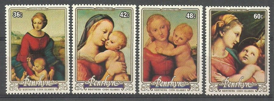 Znaczek Penrhyn 1983 Mi 357-360 Czyste **