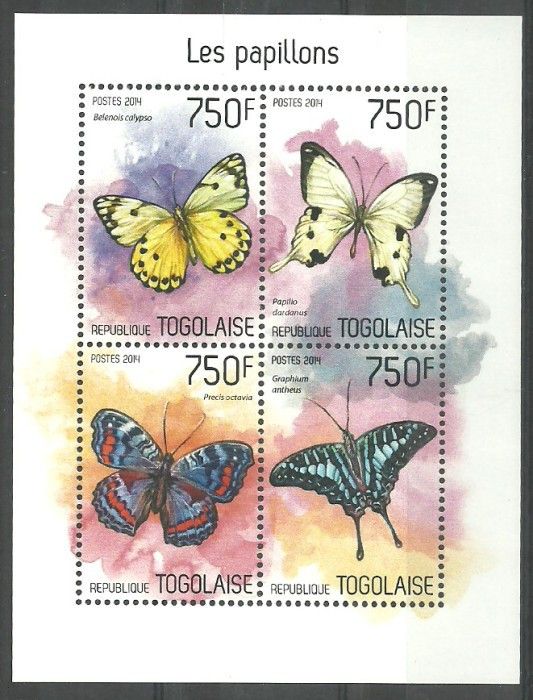 Znaczek Togo 2014 Mi ark 5687-5690 Czyste **